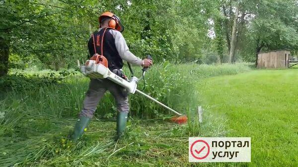 Фото Скосить участок благоустройство территории