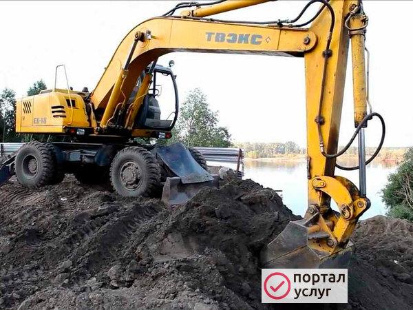 Фото Услуги экскаватора