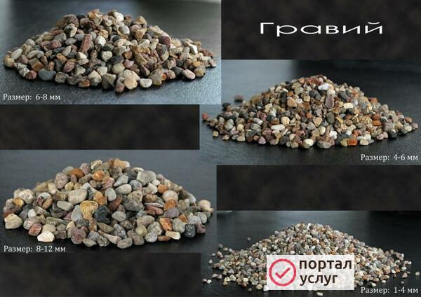 Фото Щебень гравийная