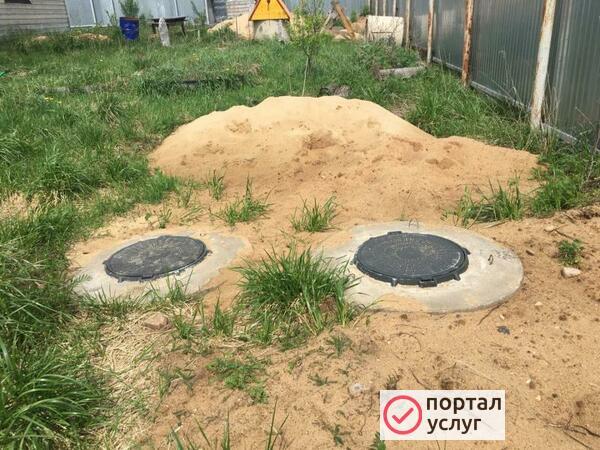 Фото Септики из бетонных колец 