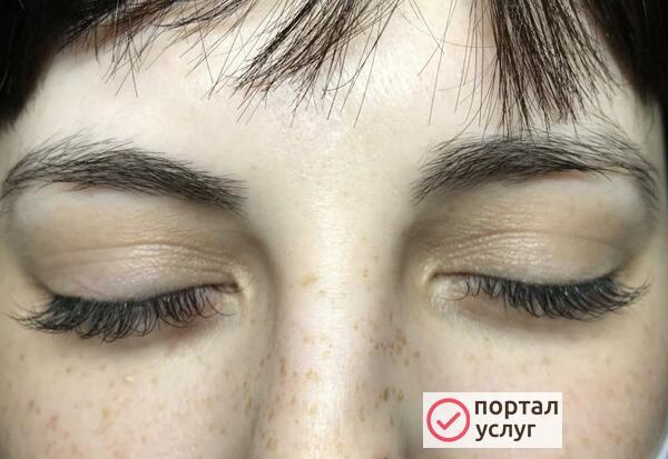 Фото Модель для наращивания ресниц