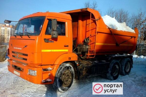 Фото Вывоз снега 