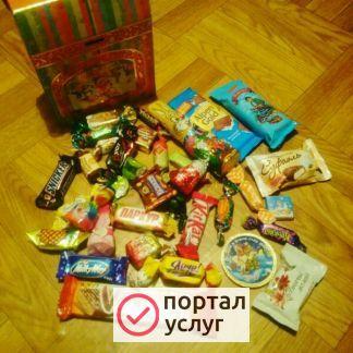 Фото Новогодние подарки из конфет