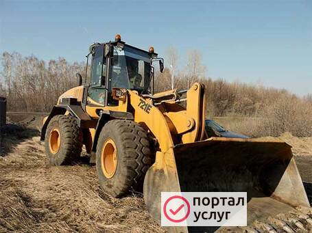 Фото Экскаватор-погрузчик. Экскаватор. 