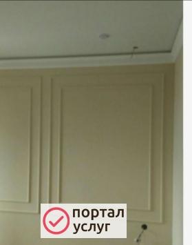 Фото Поклейка обоев