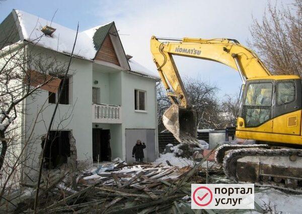 Фото Снос дома, демонтаж построек 