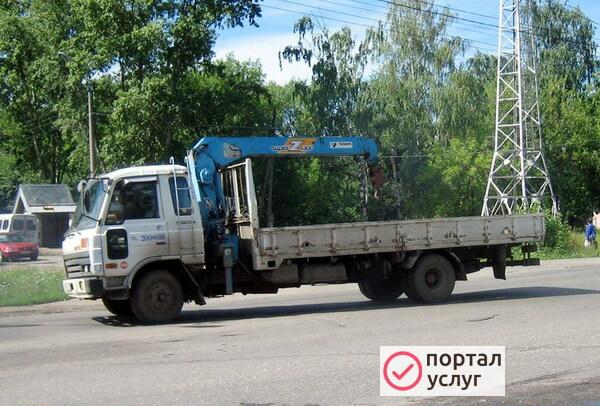 Фото Грузоперевозки манипулятором