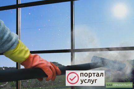 Фото Мытье окон витрин балконов