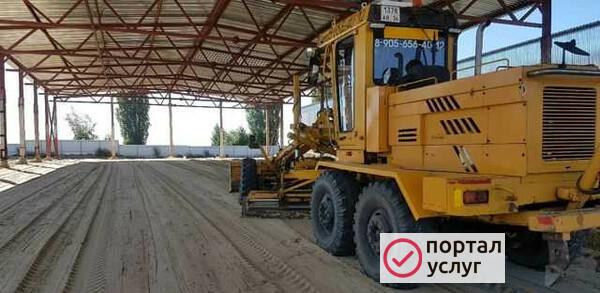 Фото Услуги автогрейдера