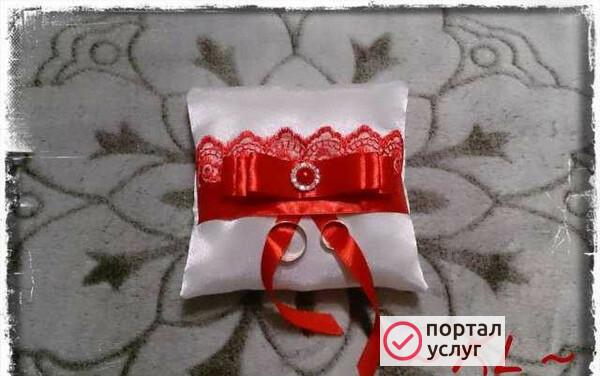 Фото Подушечка для свадебных колец