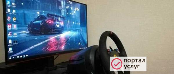 Фото Игровой руль Thrustmaster t300. попробуй