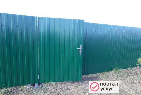 Фото Установка заборов