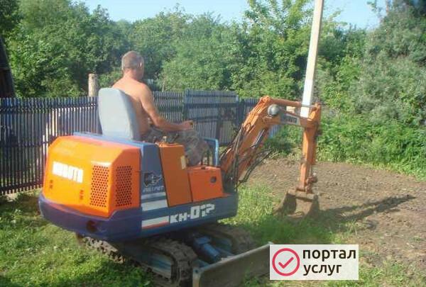 Фото Услуги экскаватора