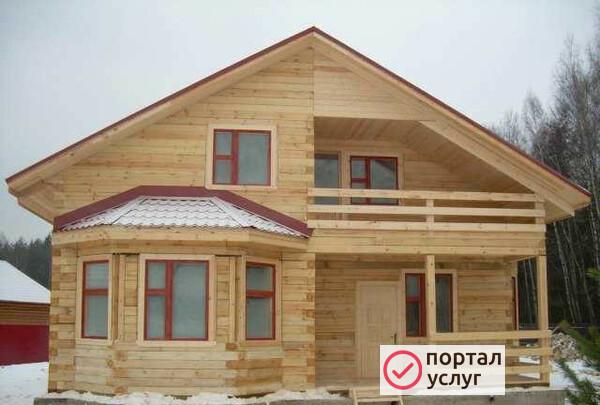 Фото Дома из бруса, пиломатериал