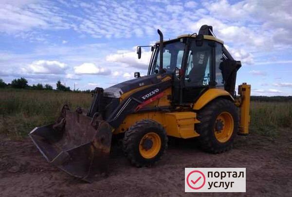 Фото Аренда экскаватора погрузчика