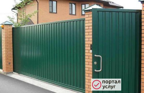 Фото Забор из профнастила