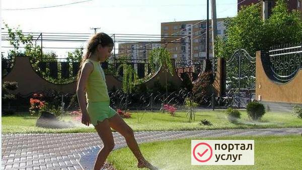 Фото Автополив, дренаж, водоёмы, газоны