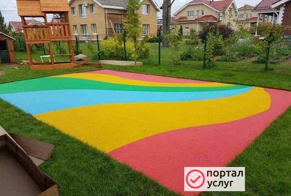 Фото Резиновое покрытие