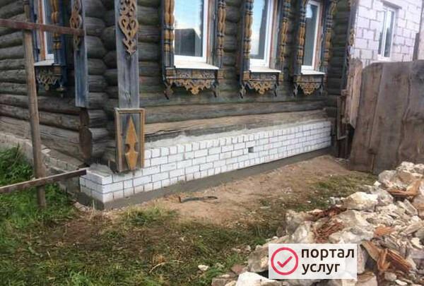 Фото Ремонт фундамента