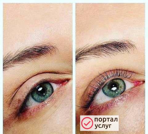 Фото Ламинирование ресничек