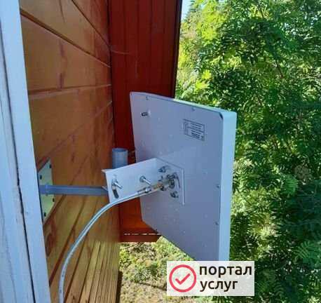 Фото Интернет на дачу - установка под ключ