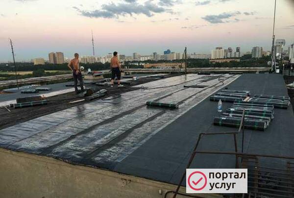 Фото Ремонт кровли гаража