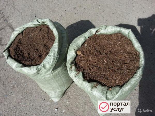 Фото Перегной в мешках 