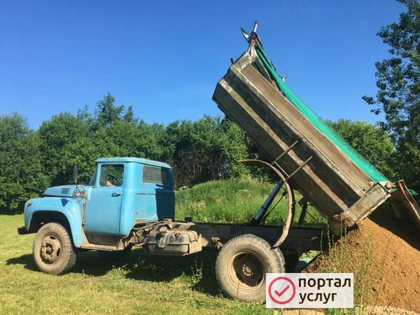 Фото Доставка: дрова, песок, щебень, чернозём