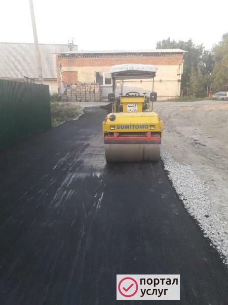 Фото Укладка асфальта 