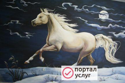 Фото Художественная роспись стен