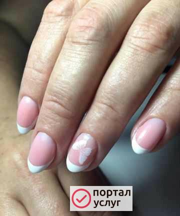 Фото Гель лак+маникюр