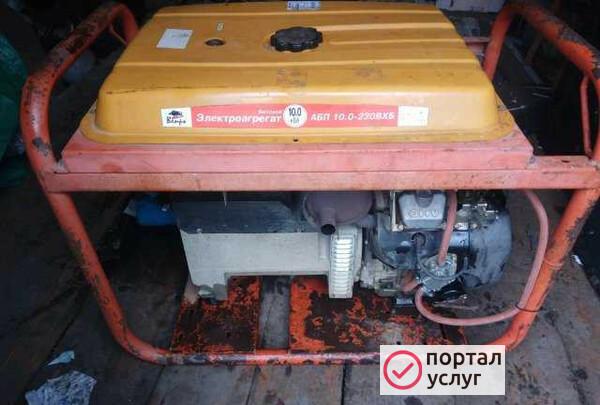 Фото Бензиновый генератор 10квт