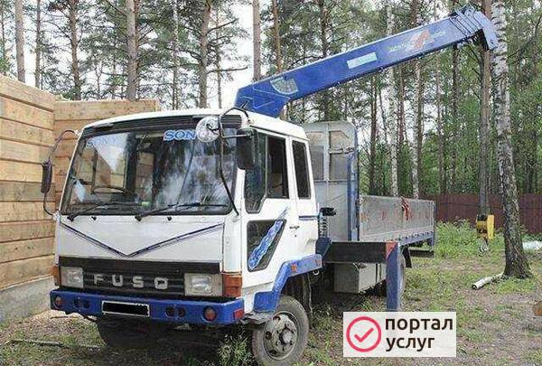 Фото Аренда манипулятора борт+ кран