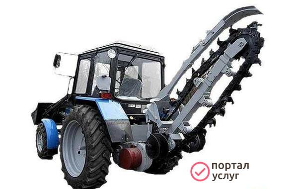 Фото Услуги грунтореза