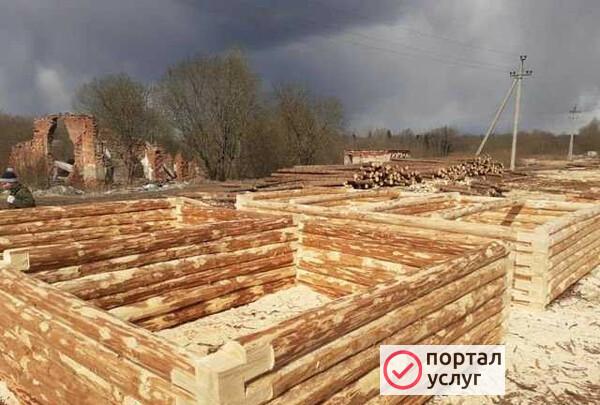 Фото Срубы домов и бань