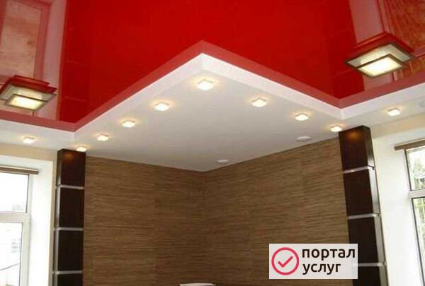 Фото Натежные потолки