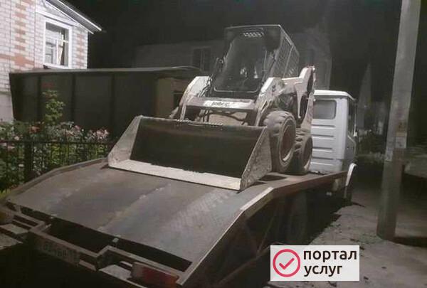 Фото Услуги минипогрузчика
