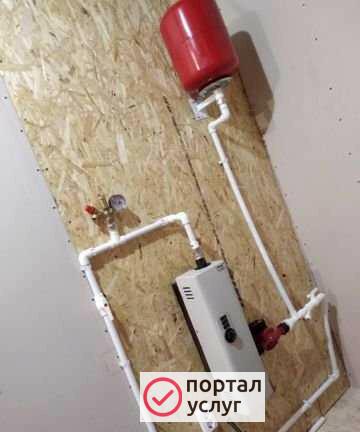 Фото Монтаж системы отопления