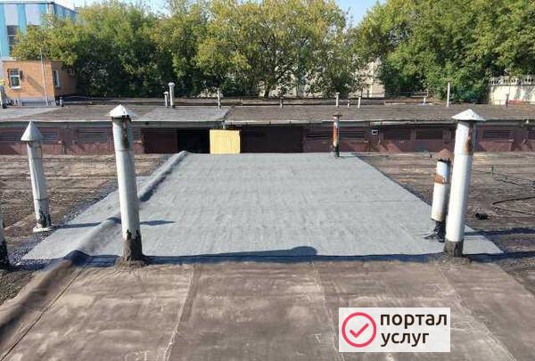 Фото Ремонт кровли гаража