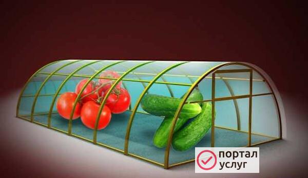Фото Установка теплиц