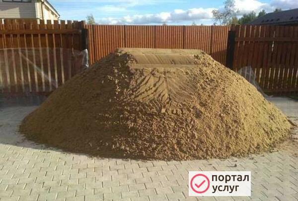 Фото Песок, щебень, гравий, перегной, плодородный грунт