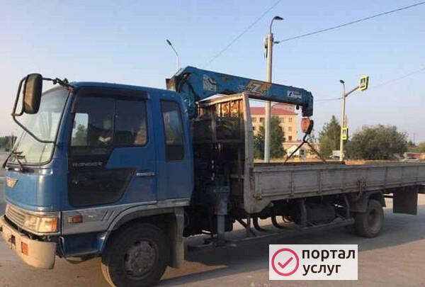 Фото Услуги кран манипулятора