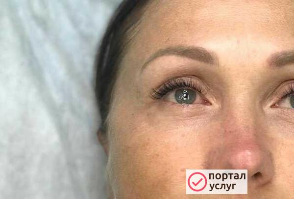 Фото Наращивание ресниц 1-6D обьем