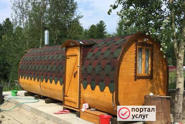 Фото Бани-бочки