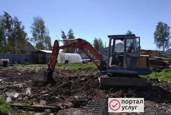 Фото Услуги мини экскаватора