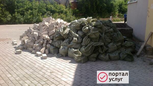 Фото Вывоз мусора самосвалами