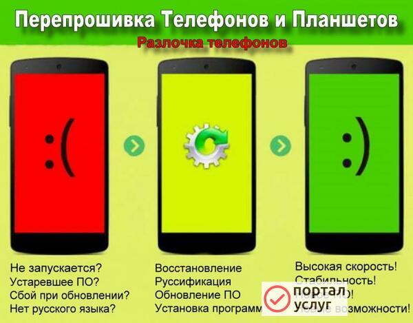 Фото Прошивка мобильных устройств