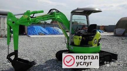 Фото Земляные работы на мини-экскаваторе