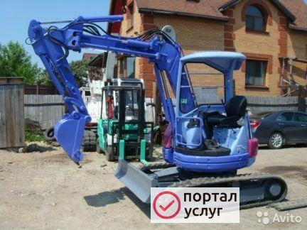 Фото Услуги мини-экскаватора траншеи,колодцы,фундаменты