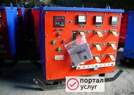 Фото Аренда трансформатора для прогрева бетона